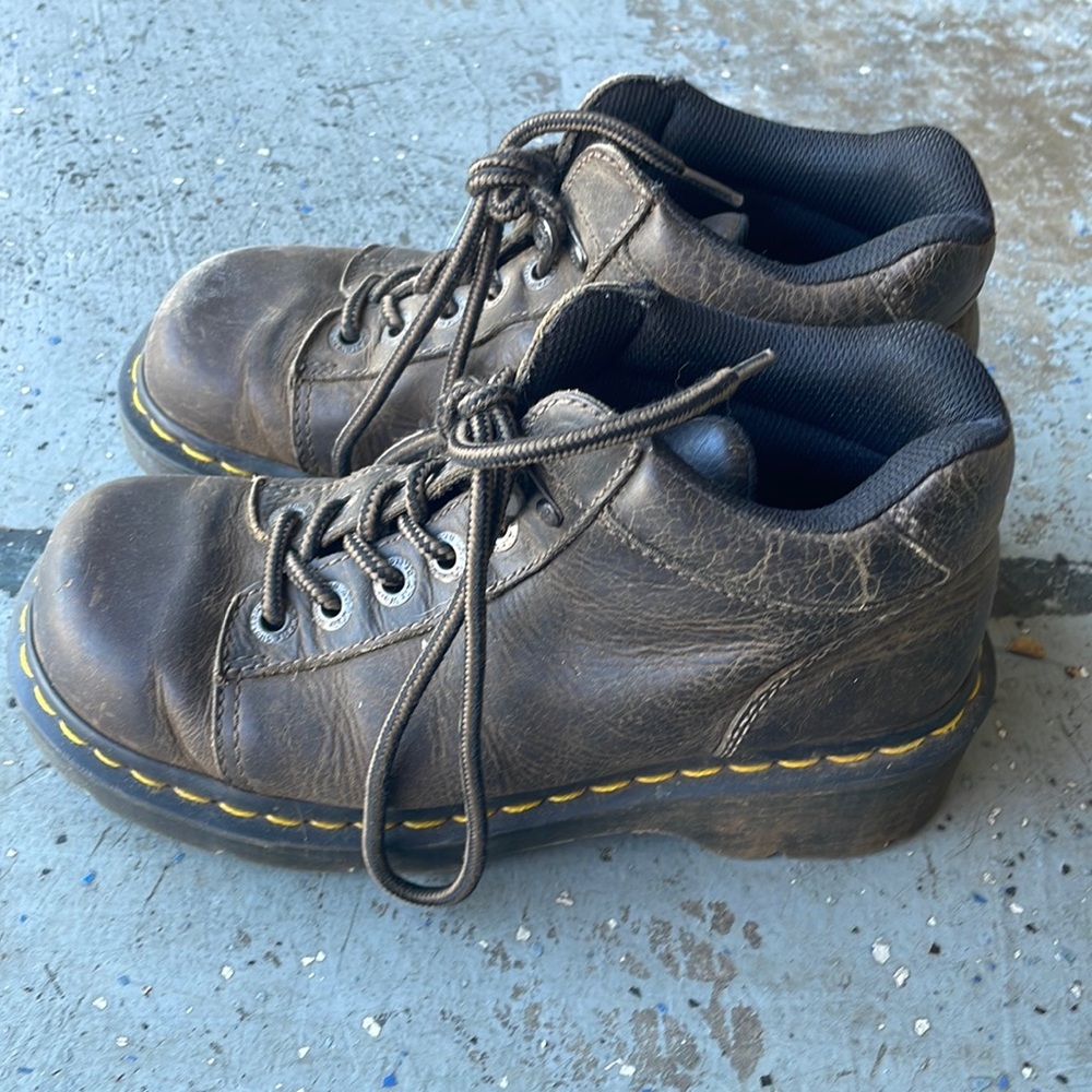 Dr. Martens Brown Lace Up Boots